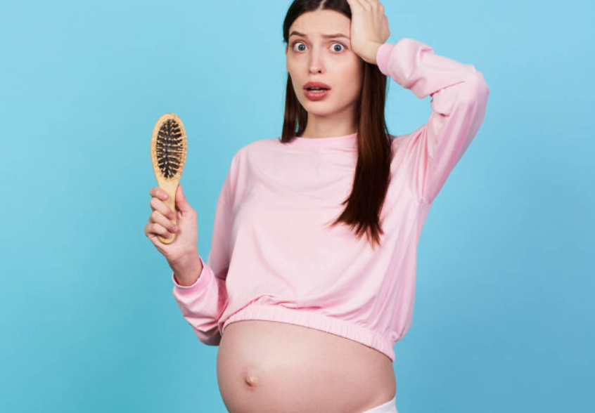 wypadanie-włosów-u-kobiet-w-ciąży